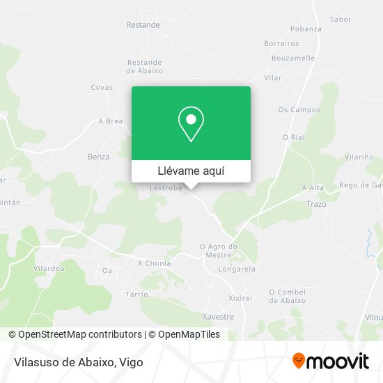 Mapa Vilasuso de Abaixo