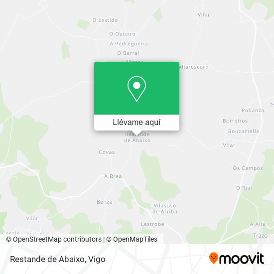Mapa Restande de Abaixo