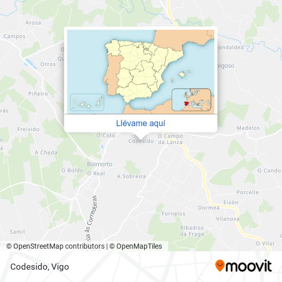 Mapa Codesido