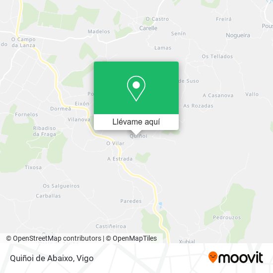 Mapa Quiñoi de Abaixo