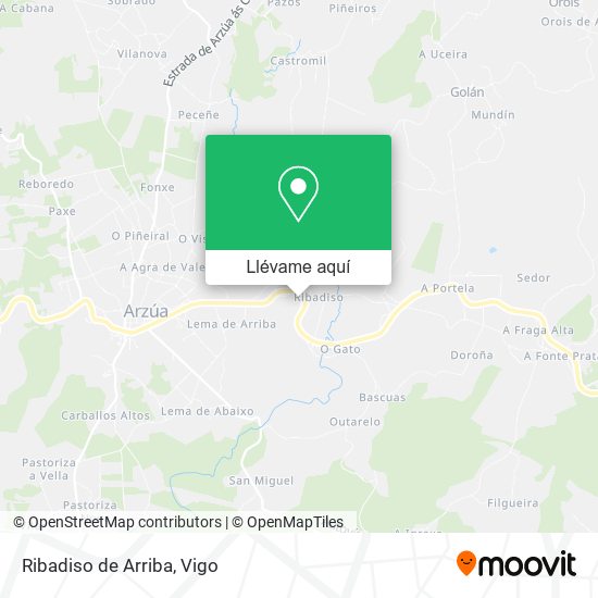 Mapa Ribadiso de Arriba