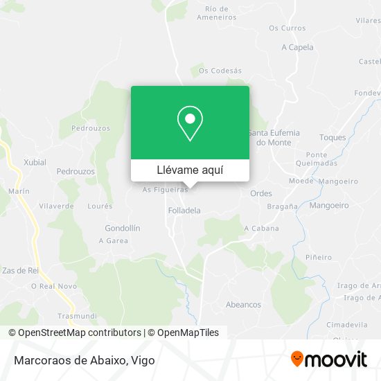 Mapa Marcoraos de Abaixo
