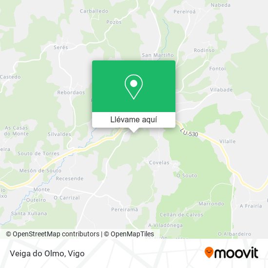 Mapa Veiga do Olmo