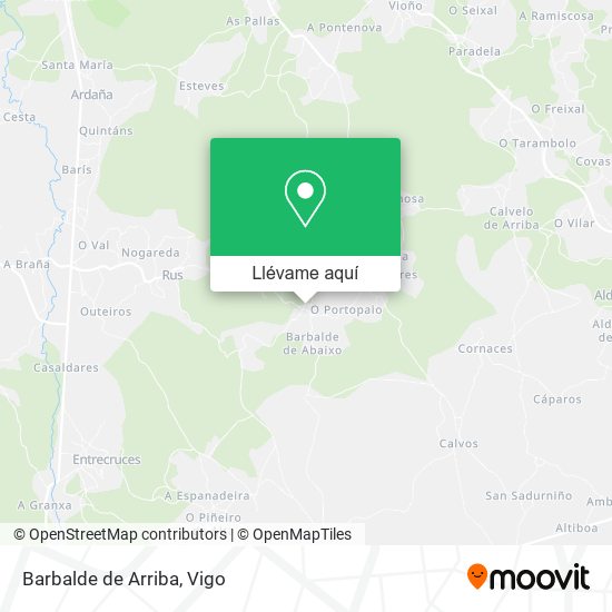 Mapa Barbalde de Arriba