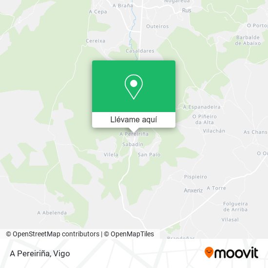 Mapa A Pereiriña