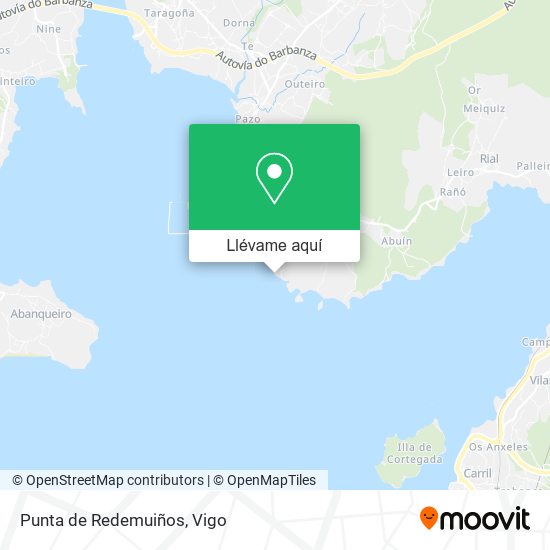 Mapa Punta de Redemuiños