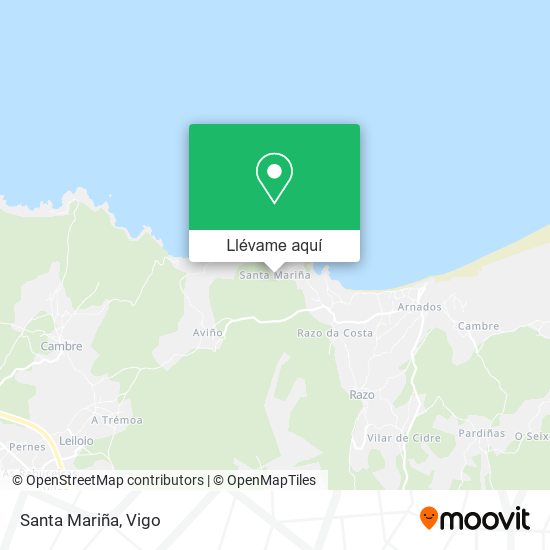 Mapa Santa Mariña