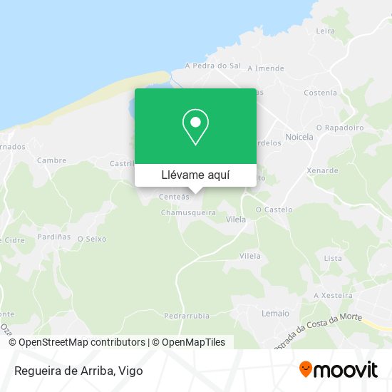 Mapa Regueira de Arriba