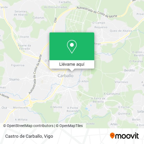 Mapa Castro de Carballo