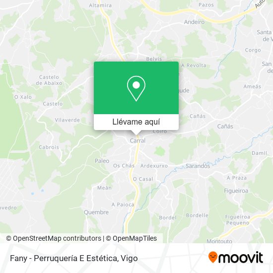 Mapa Fany - Perruquería E Estética
