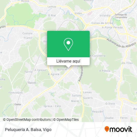 Mapa Peluquería A. Balsa