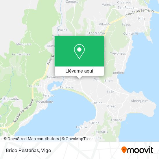 Mapa Brico Pestañas