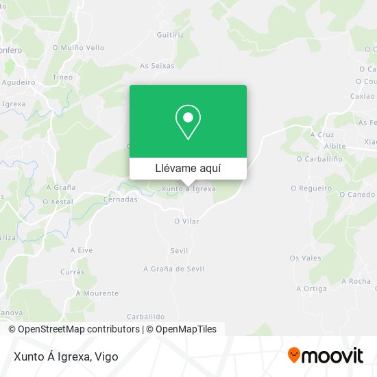 Mapa Xunto Á Igrexa