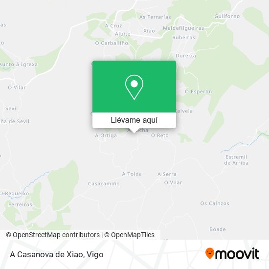Mapa A Casanova de Xiao