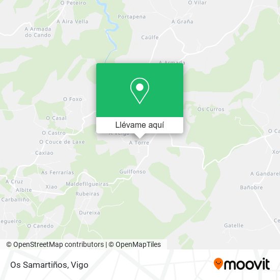 Mapa Os Samartiños