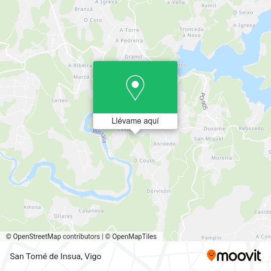 Mapa San Tomé de Insua