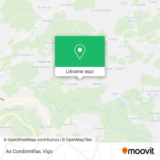 Mapa As Condomiñas