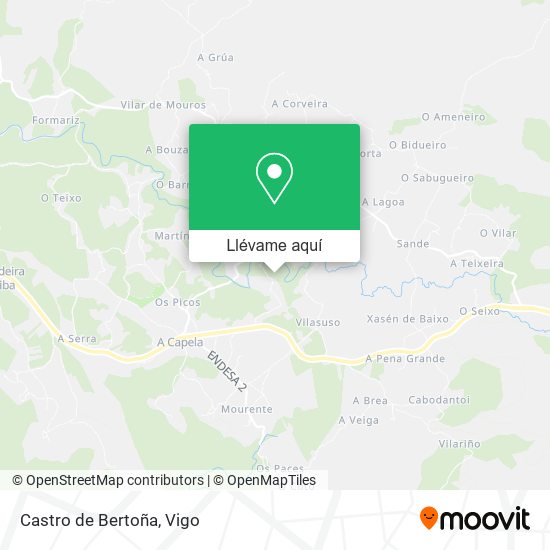 Mapa Castro de Bertoña