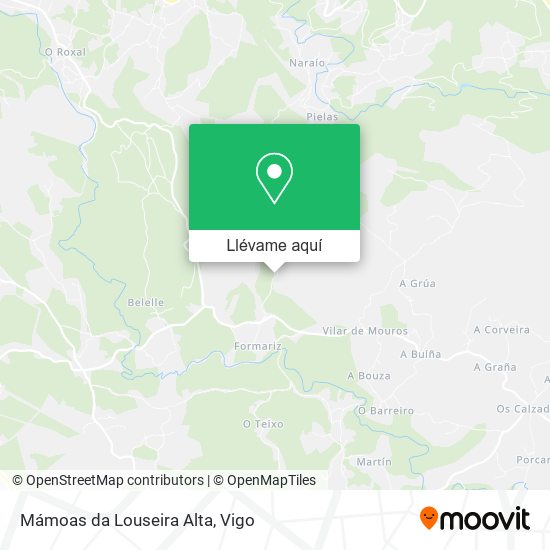 Mapa Mámoas da Louseira Alta