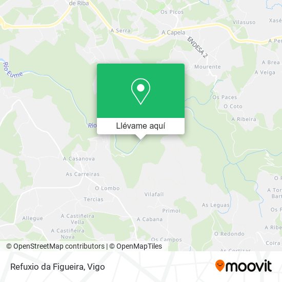Mapa Refuxio da Figueira