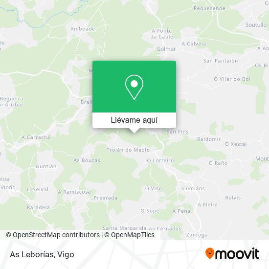 Mapa As Leborías