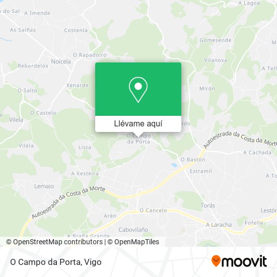 Mapa O Campo da Porta