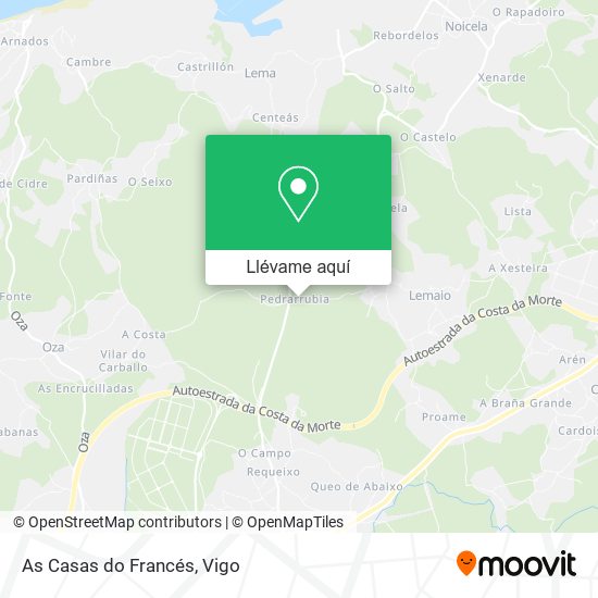 Mapa As Casas do Francés