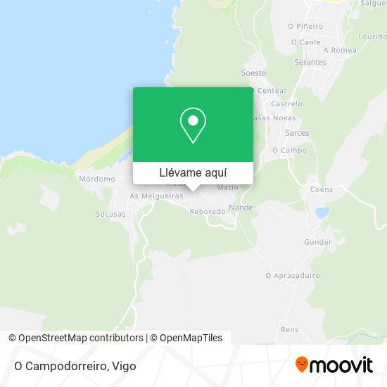 Mapa O Campodorreiro