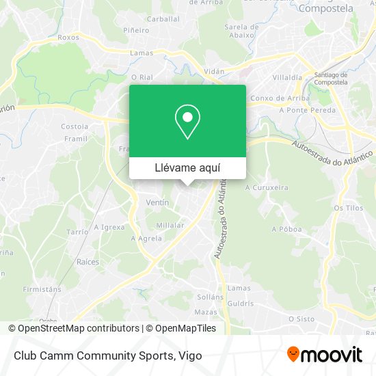 Mapa Club Camm Community Sports