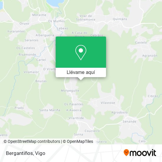 Mapa Bergantiños