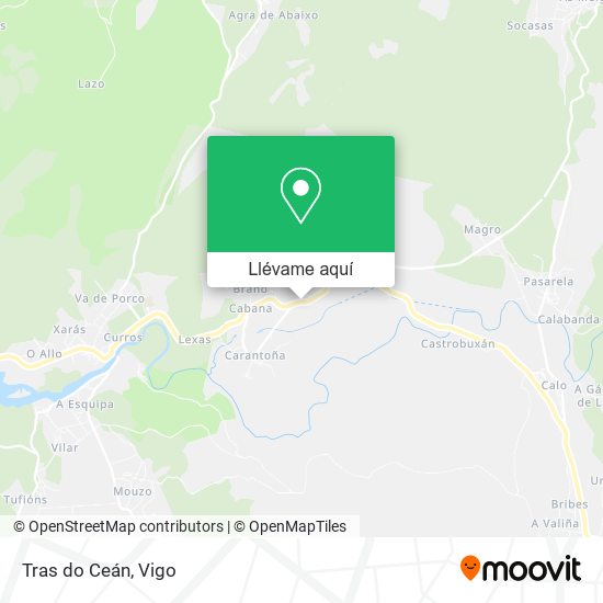 Mapa Tras do Ceán