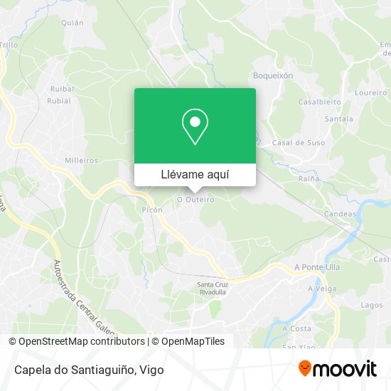 Mapa Capela do Santiaguiño