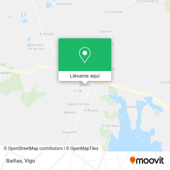 Mapa Baíñas