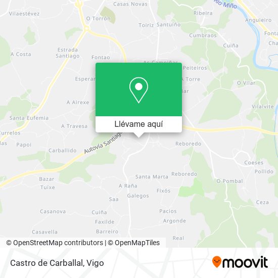 Mapa Castro de Carballal