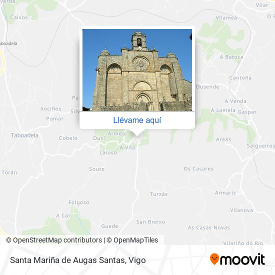 Mapa Santa Mariña de Augas Santas