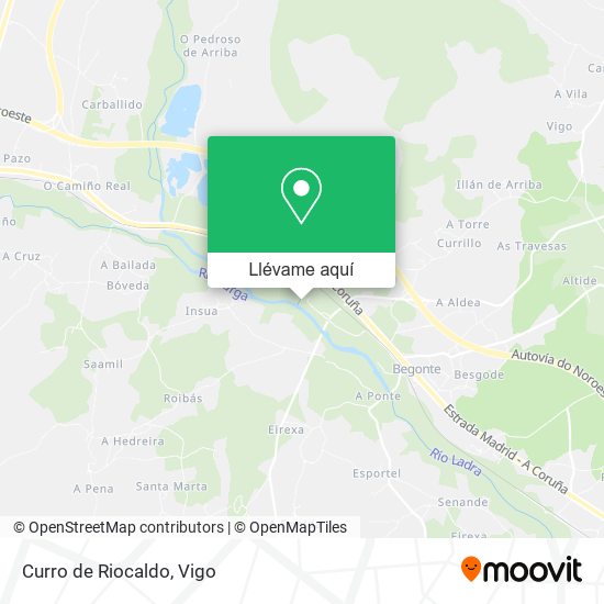 Mapa Curro de Riocaldo