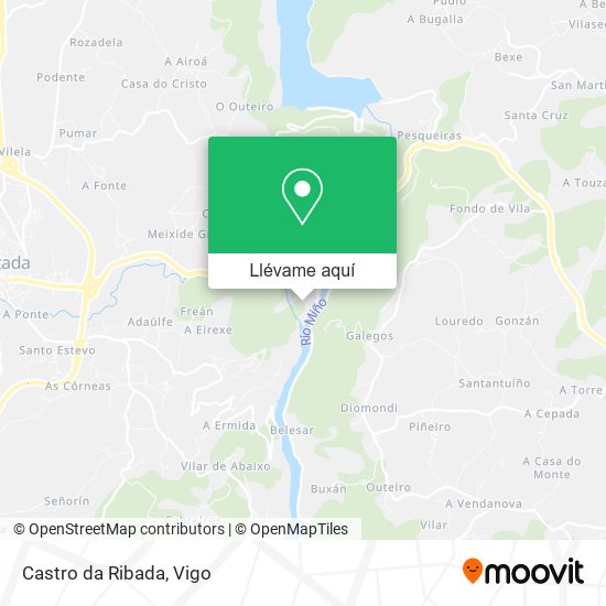 Mapa Castro da Ribada