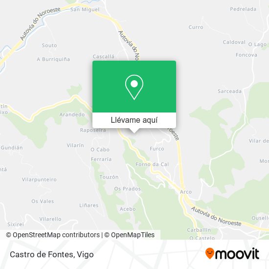 Mapa Castro de Fontes