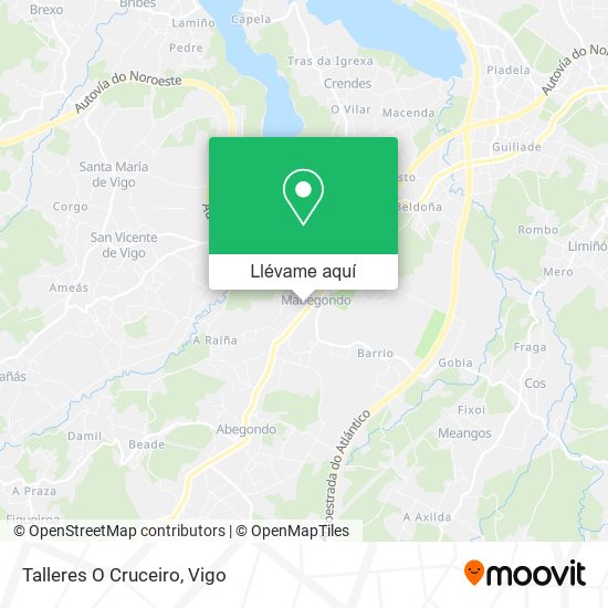 Mapa Talleres O Cruceiro