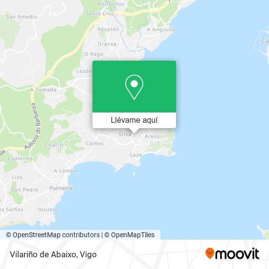 Mapa Vilariño de Abaixo