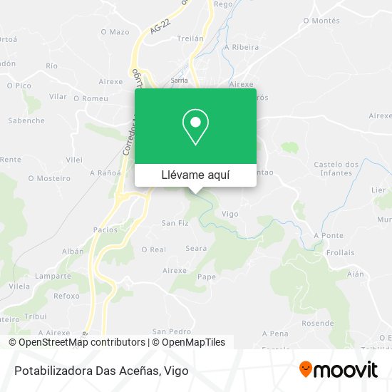 Mapa Potabilizadora Das Aceñas