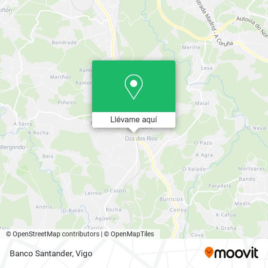 Mapa Banco Santander