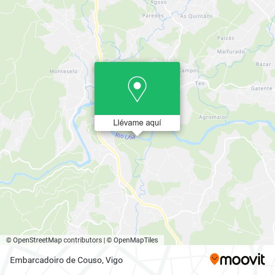 Mapa Embarcadoiro de Couso
