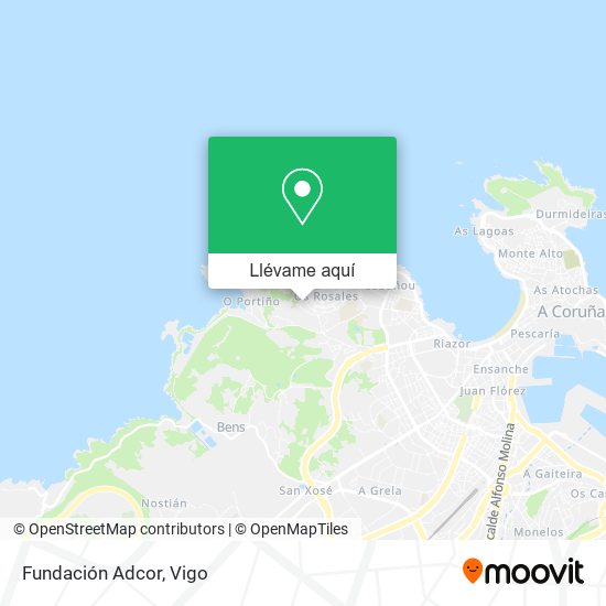 Mapa Fundación Adcor