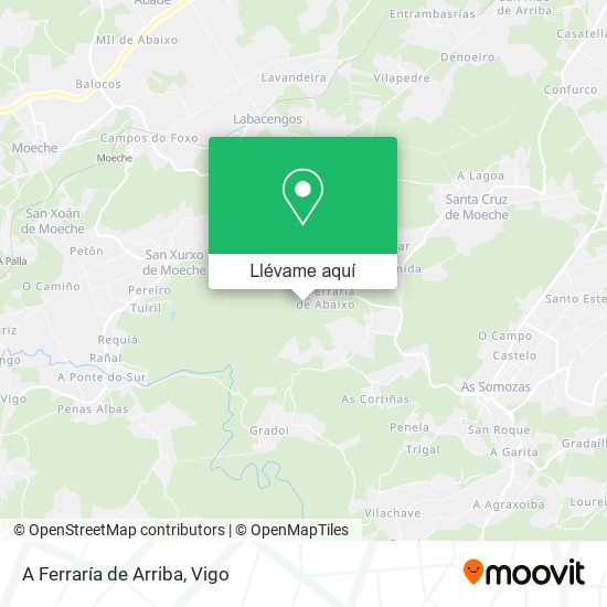 Mapa A Ferraría de Arriba