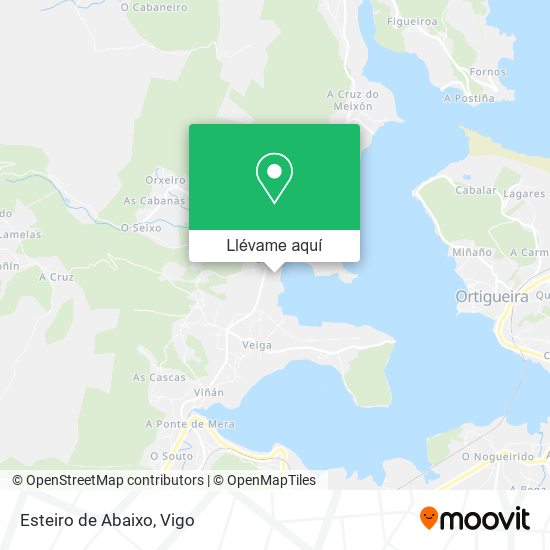 Mapa Esteiro de Abaixo