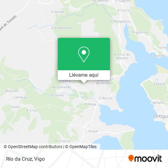 Mapa Río da Cruz