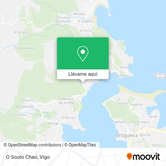 Mapa O Souto Chao
