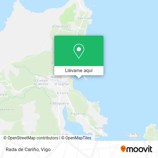 Mapa Rada de Cariño