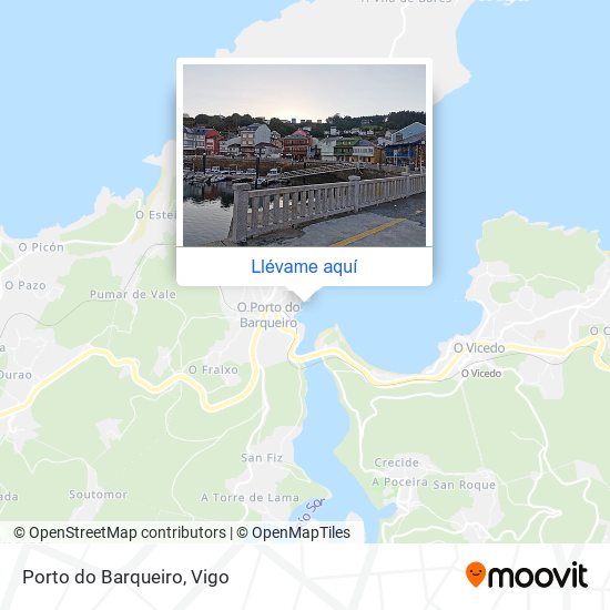 Mapa Porto do Barqueiro